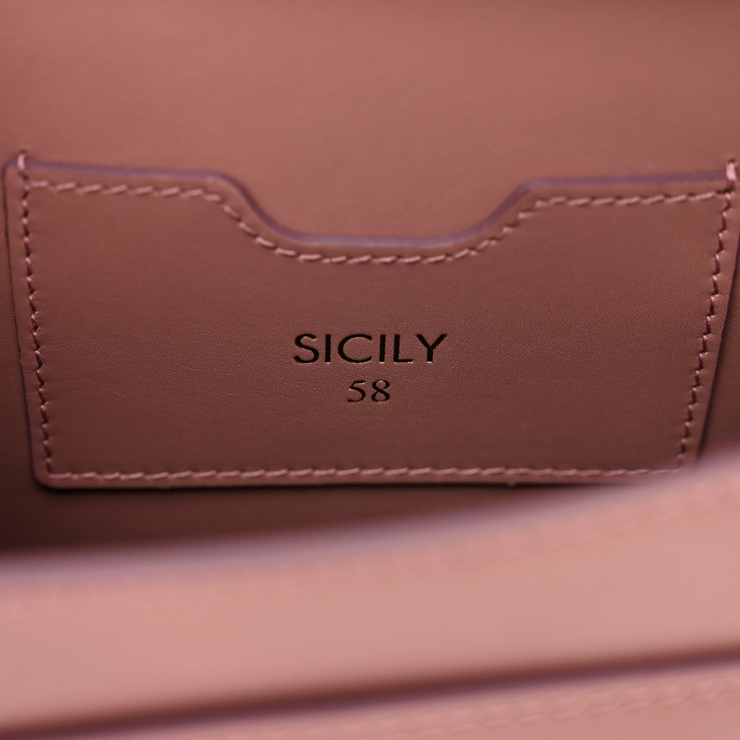 Vitello Morbido Small Sicily 58 Bag Dusty Pink