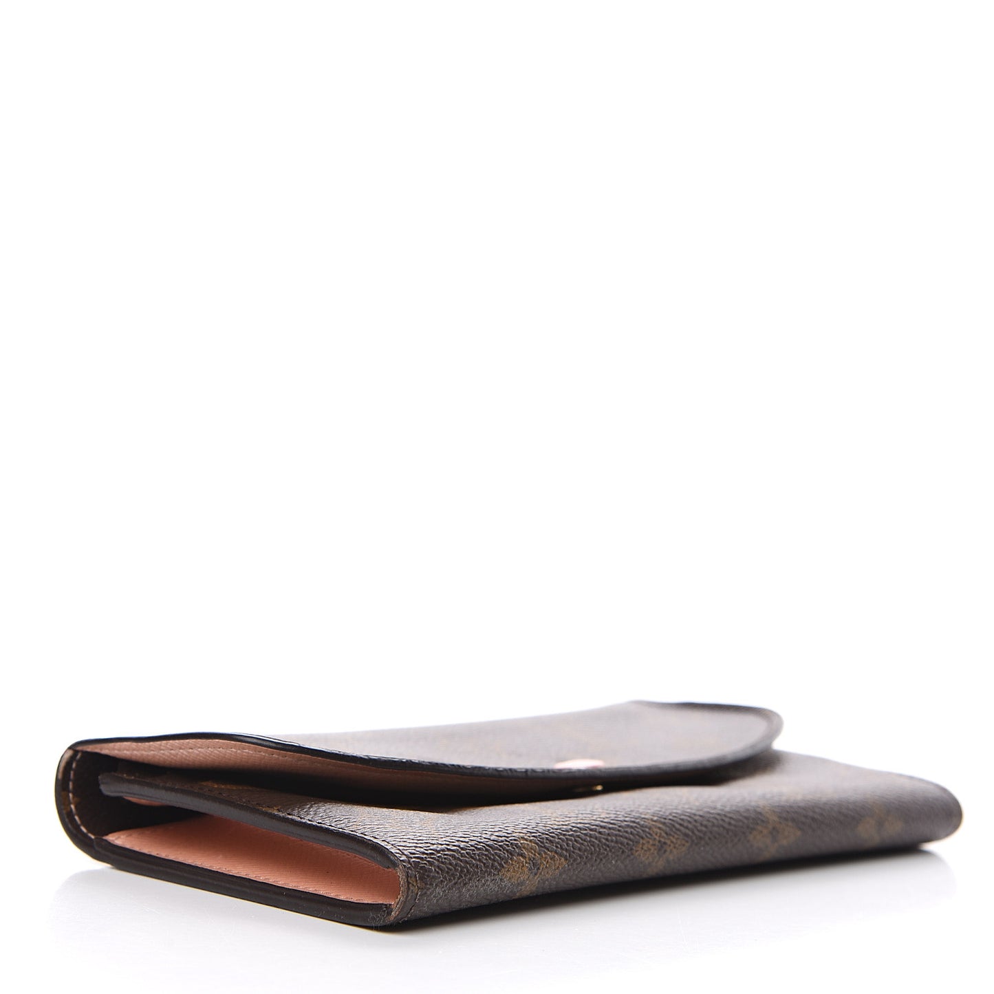 Monogram Emilie Wallet Rose Ballerine