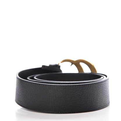 Gucci Textured Calfskin Double G 40mm Belt 85 34 Black 3 of 6