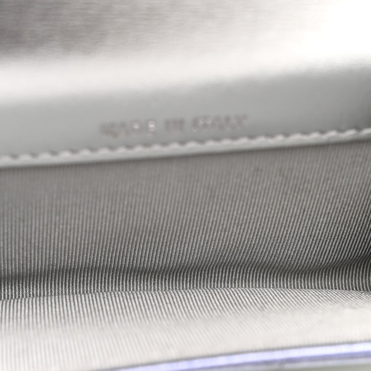 Chanel Gradient Metallic Calfskin Quilted Flap Card Holder Wallet Silver Blue Yellow Purple 5 of 9