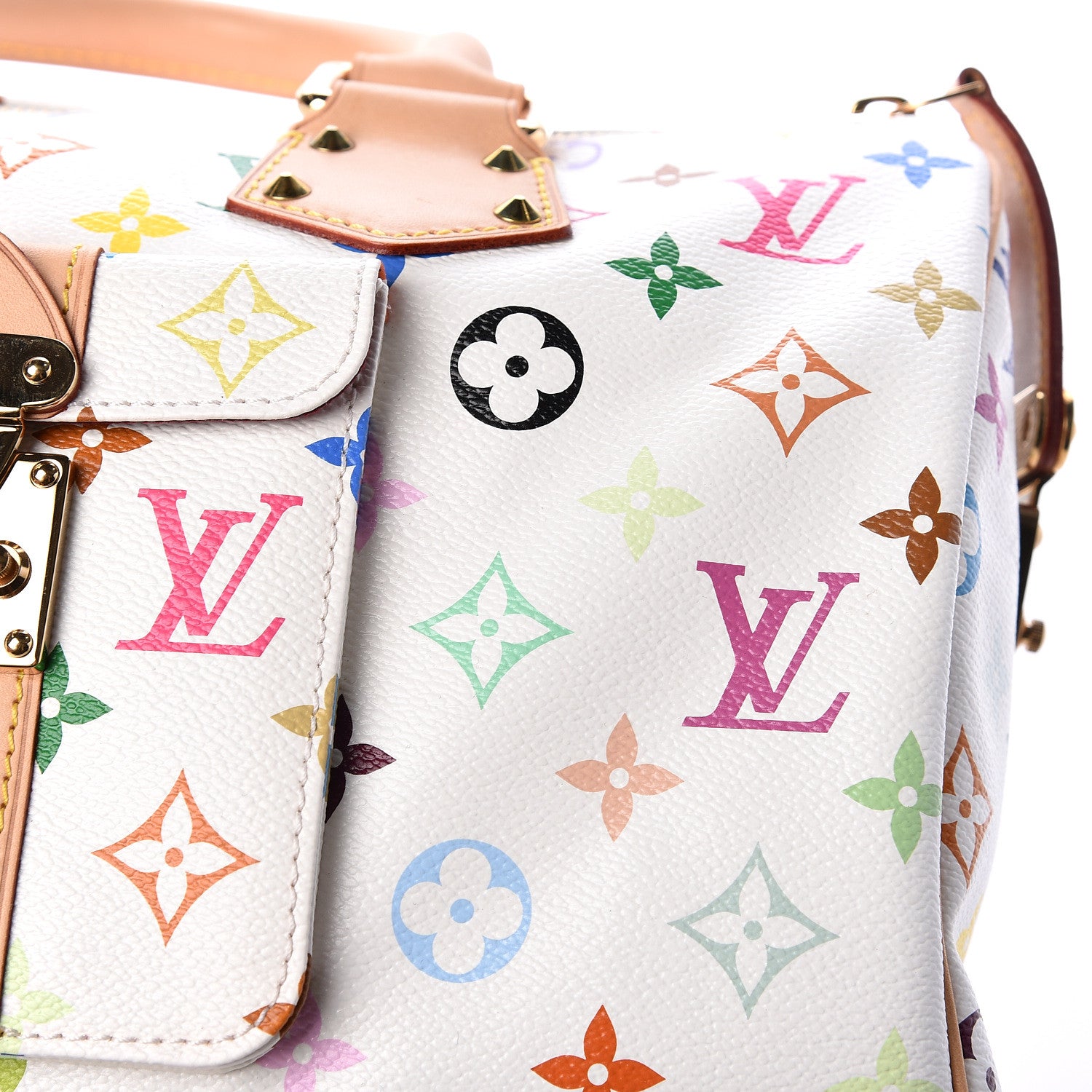Louis Vuitton Monogram Multicolor Speedy 30 White 10 of 10
