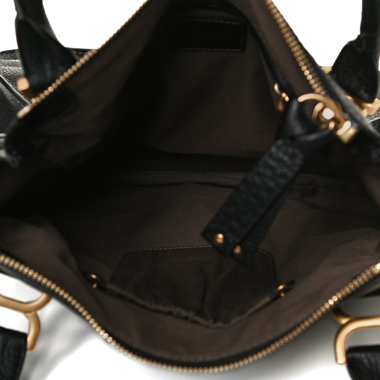 Calfskin Medium Marcie Satchel Black