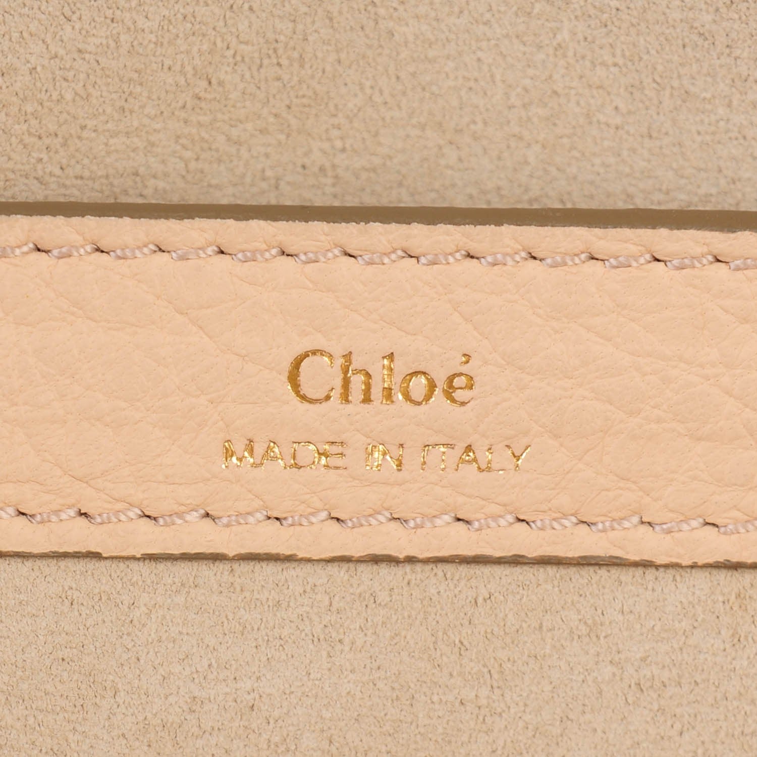 Chloe Calfskin Dalston Clutch Angora Beige Black 6 of 11