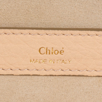 Chloe Calfskin Dalston Clutch Angora Beige Black 6 of 11