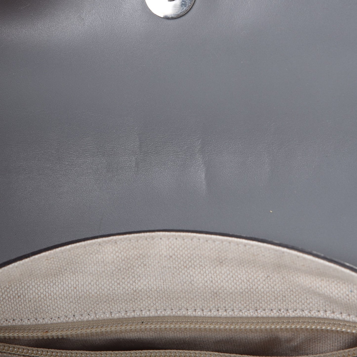 GG Supreme Monogram Selleria Calfskin Small Satchel Messenger Bag Ecru Grigio