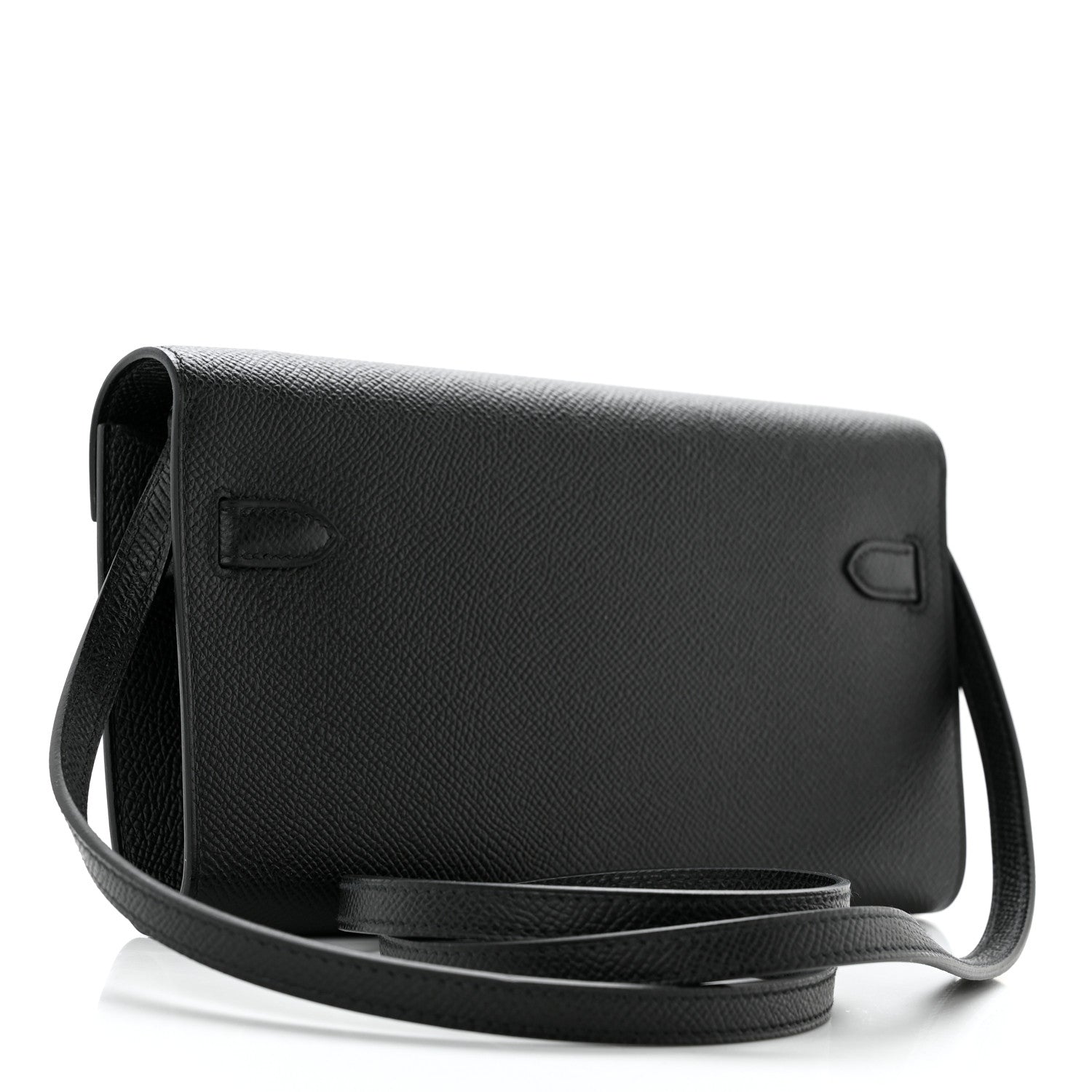 Hermes Epsom Kelly Wallet To Go Black 3 of 10