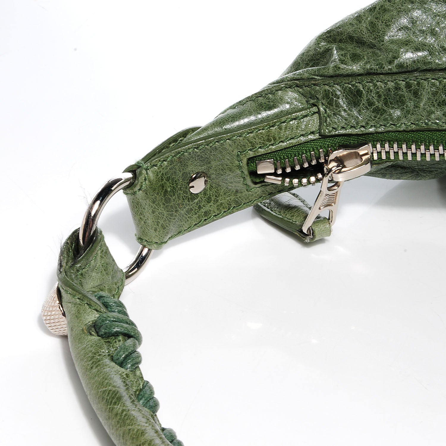 Balenciaga Agneau Giant 21 Silver Hardware Hobo Vert Thyme 8 of 8