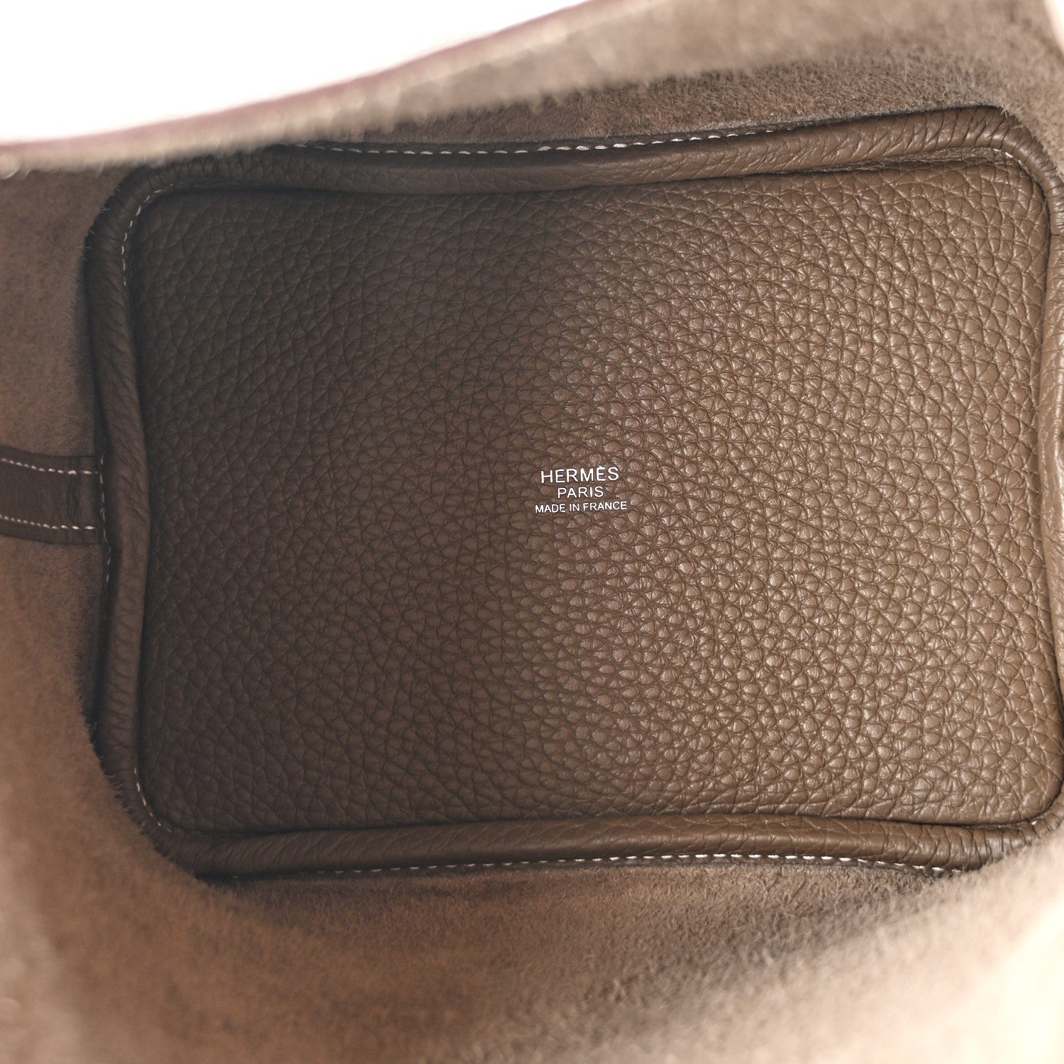 Hermes Taurillon Clemence Picotin Lock 18 PM Etoupe 5 of 11