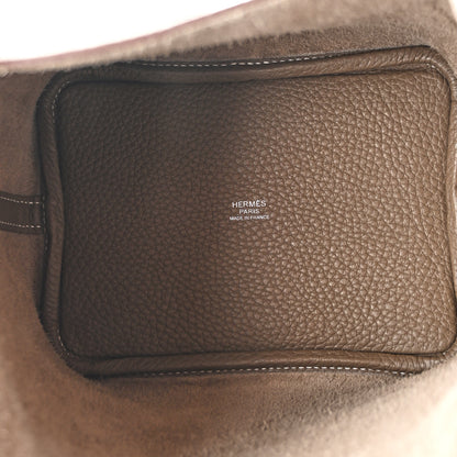 Hermes Taurillon Clemence Picotin Lock 18 PM Etoupe 5 of 11