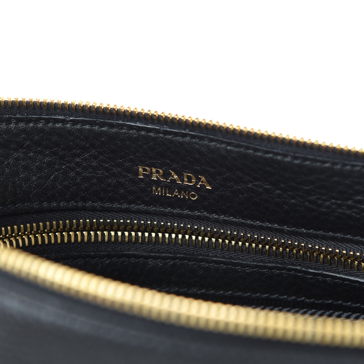 Vitello Daino Crossbody Bag Black