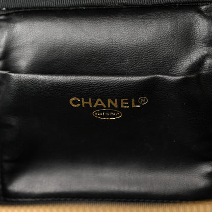 Chanel Patent Vanity Cosmetic Case Black 7 of 20