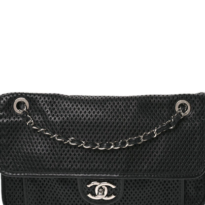 Chanel Perforated Calfskin Large Up In The Air Flap Black 8 of 11