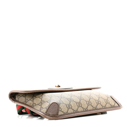 Gucci GG Supreme Monogram Neo Vintage Web Belt Bag Brown 4 of 12