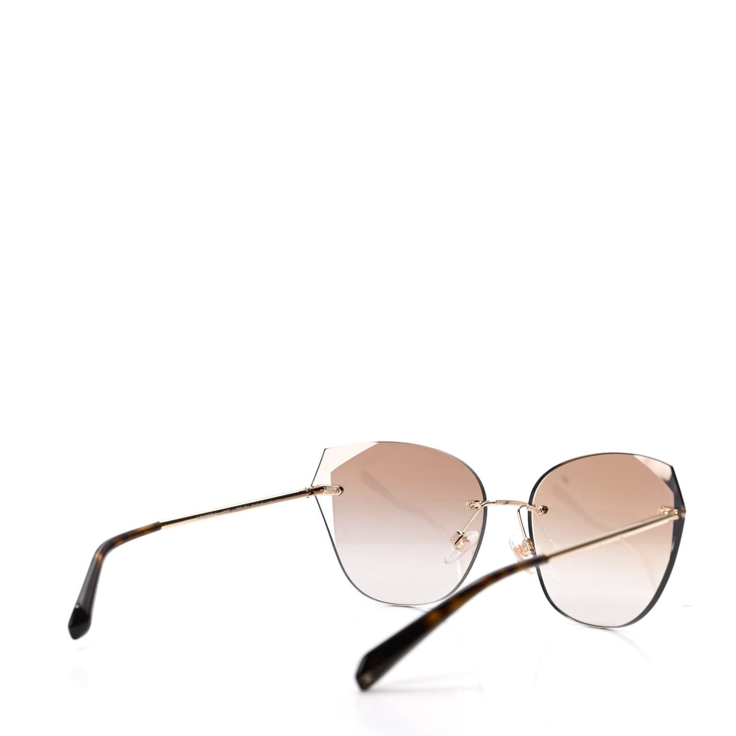 Metal Cat Eye Sunglasses 4237 Gold