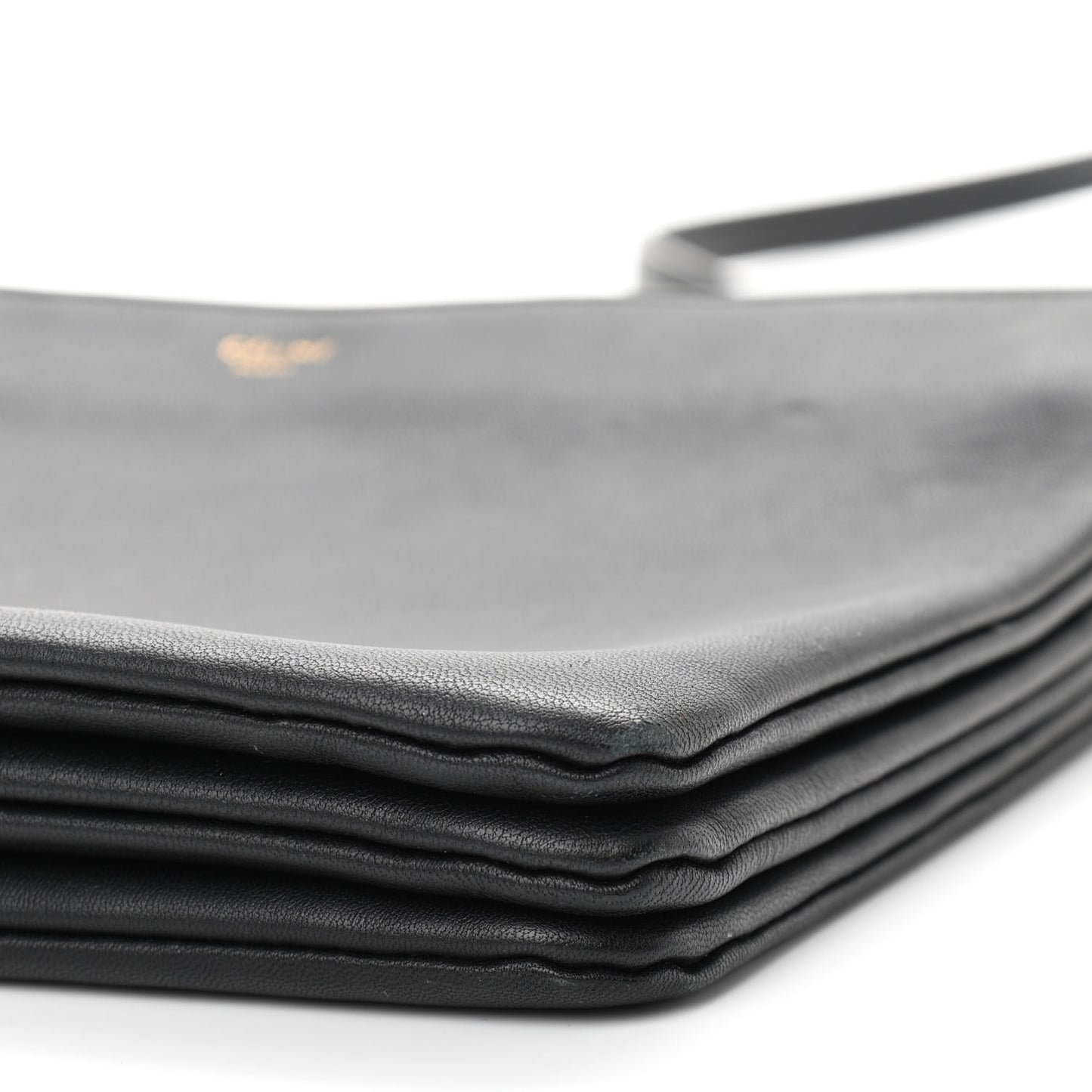 Lambskin Large Trio Crossbody Bag Black