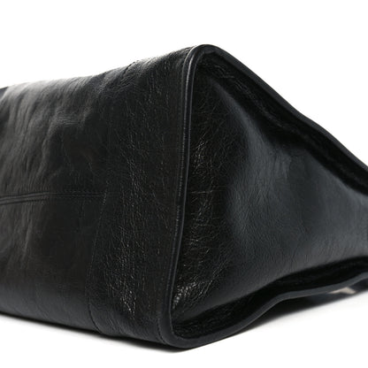 Gucci Fluffy Calfskin Morpheus Weekender Duffle Black 10 of 10