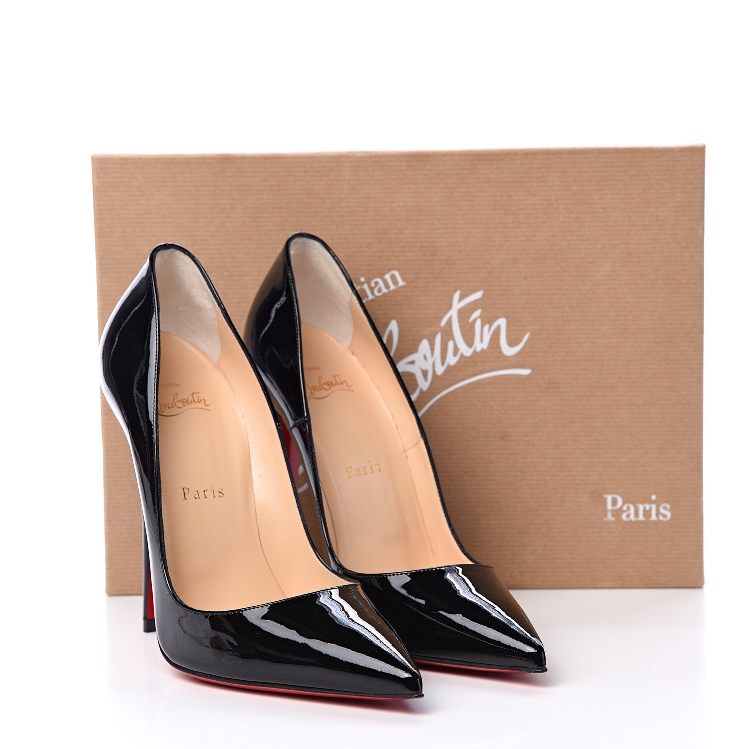 Christian Louboutin Patent So Kate 120 Pumps 38.5 Black 9 of 9