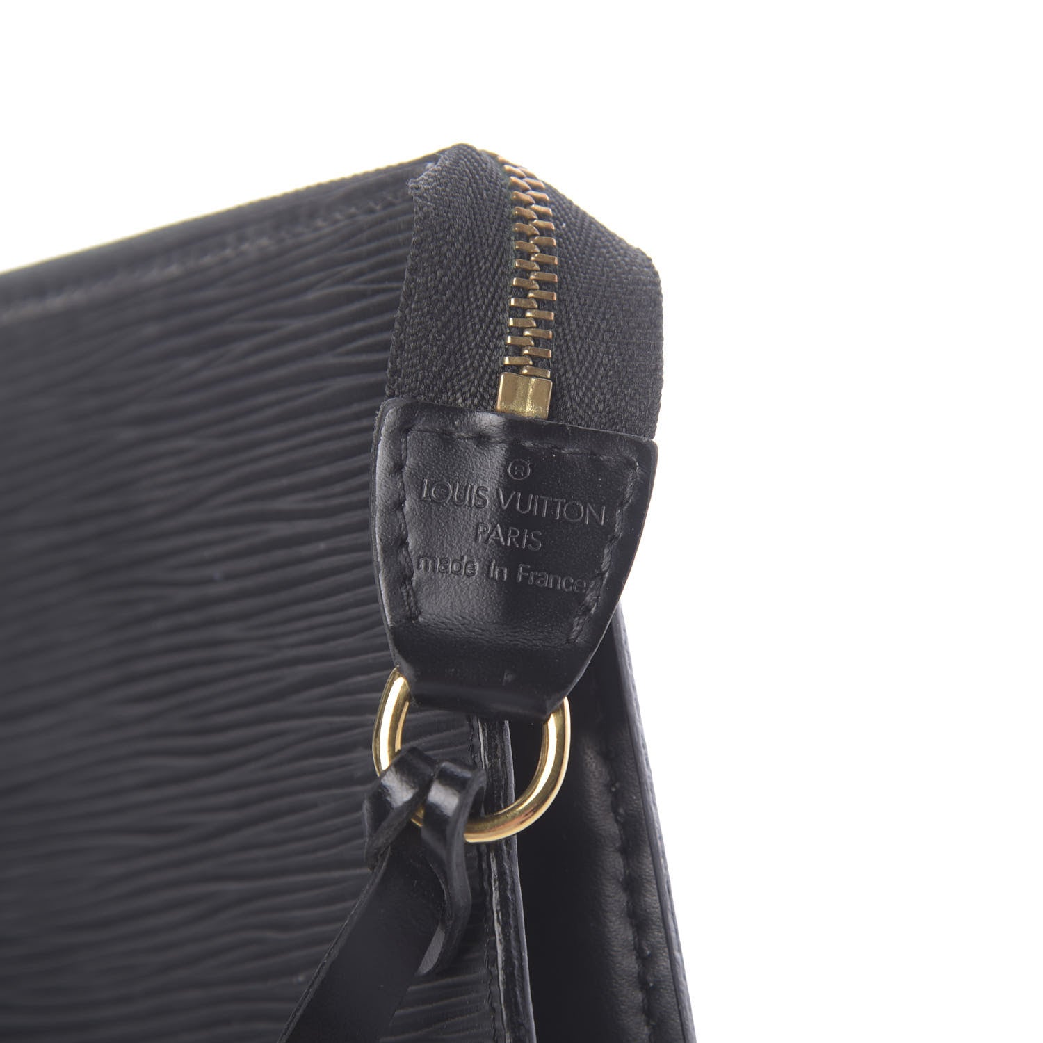 Louis Vuitton Epi Pochette Accessories 24 Black 6 of 14