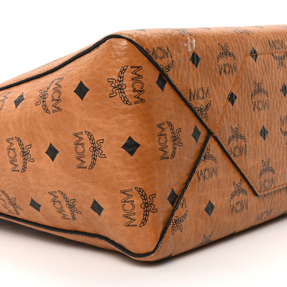 MCM Visetos Large Klassik Tote Cognac 8 of 9
