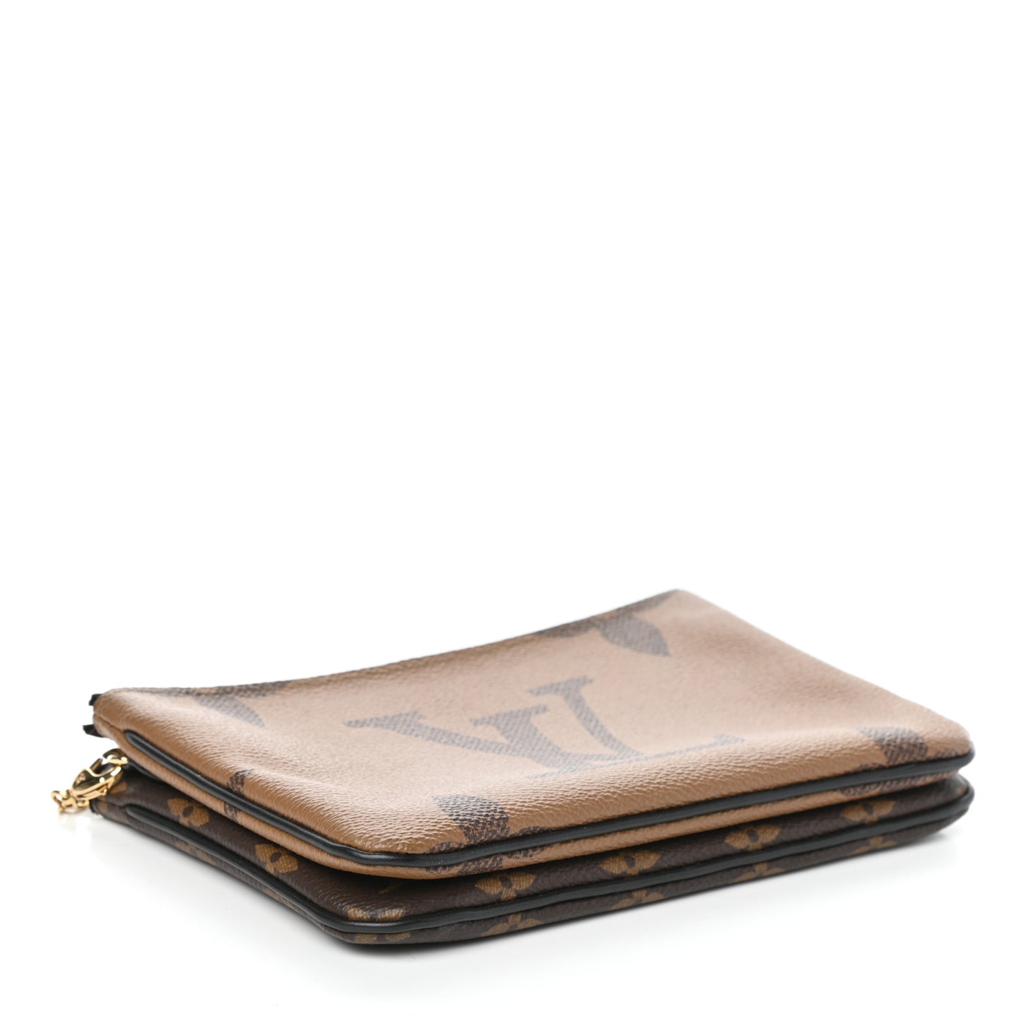 Reverse Monogram Giant Double Zip Pochette