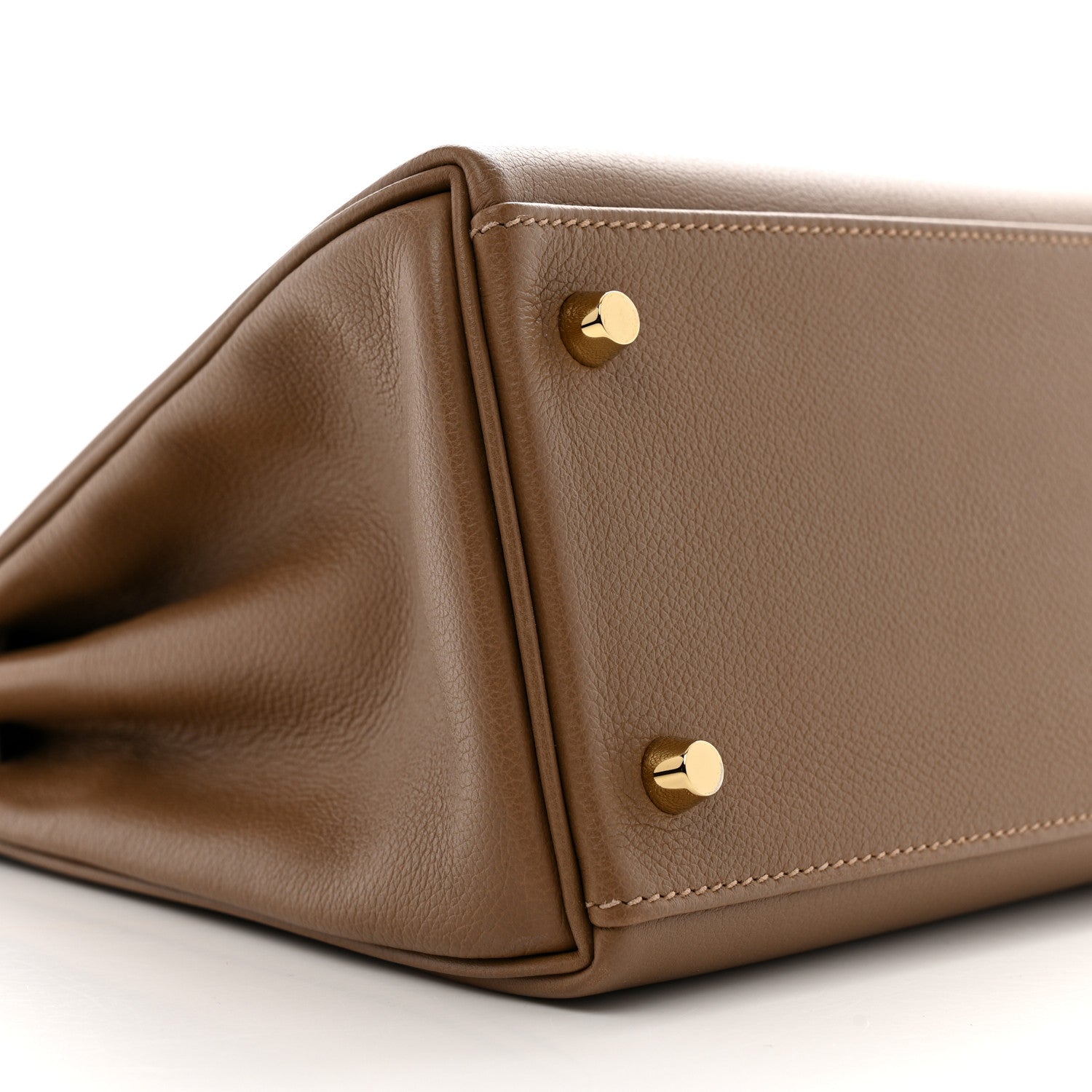 Hermes Evercolor Kelly Retourne 28 Beige De Weimar 9 of 17