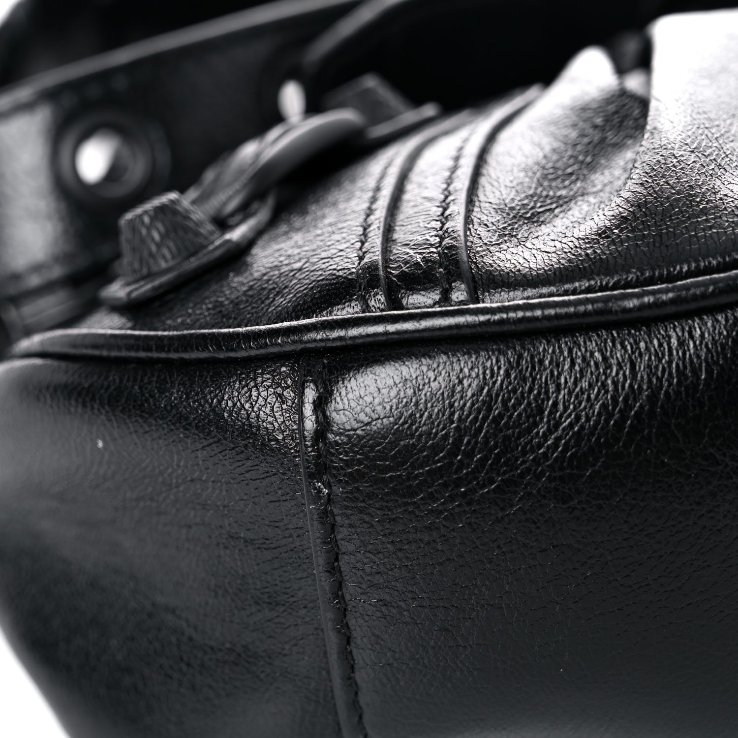 Balenciaga Agneau Arena Monochrome Le Cagole Shoulder Bag XS Black 8 of 13