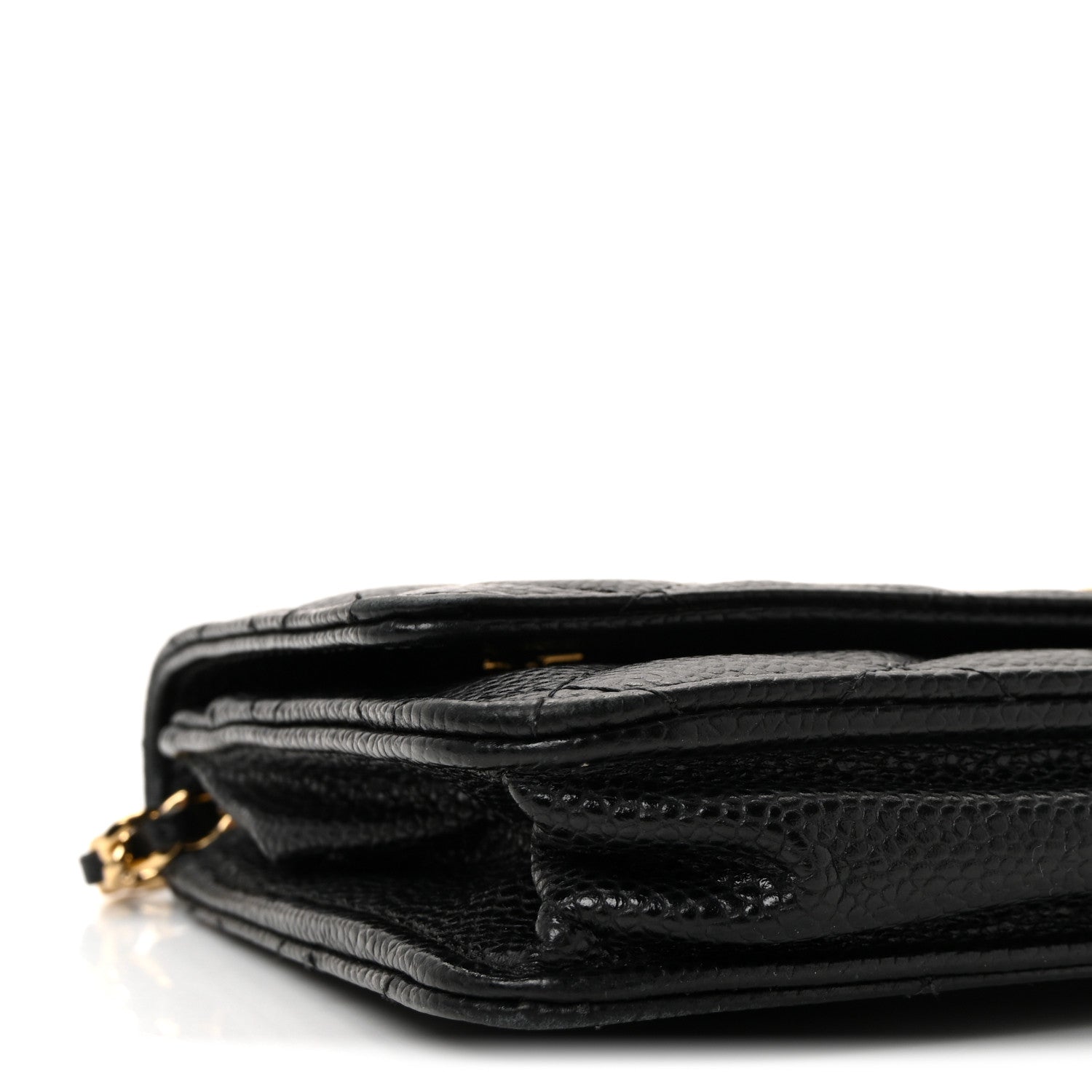 Chanel Caviar Quilted Wallet on Chain WOC Black 10 of 11