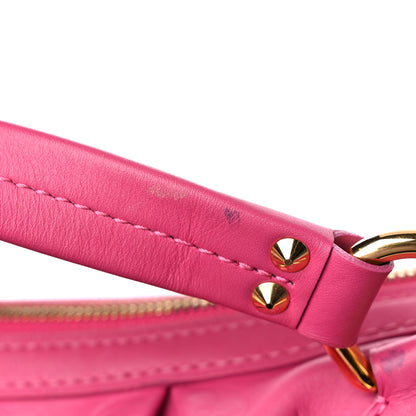 Louis Vuitton Calfskin Embossed Courtney MM Fuchsia 28 of 30