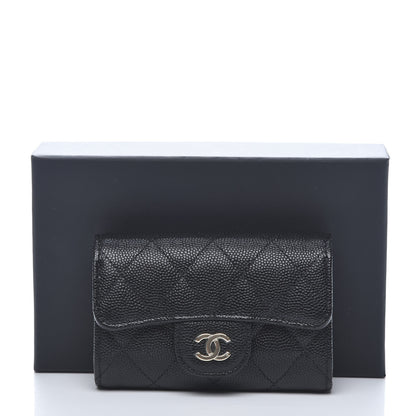 Chanel Caviar Quilted Classic 4 Key Holder Wallet Black 12 of 12