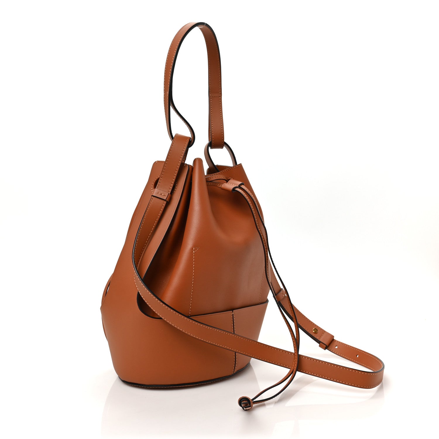 Loewe Calfskin Balloon Bucket Bag Tan 3 of 9