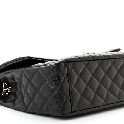 Chanel Caviar Quilted XXL Travel Flap Bag Black 9 of 11