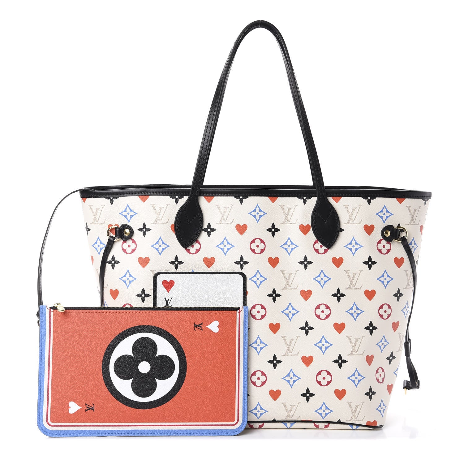 Louis Vuitton Game On Neverfull MM White 1 of 10