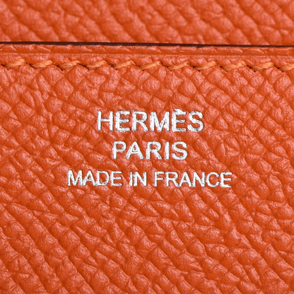 Hermes Epsom Constance Long Wallet Orange 6 of 19