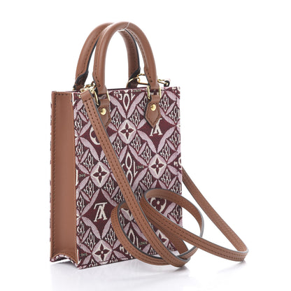 Louis Vuitton Jacquard Since 1854 Petit Sac Plat Bordeaux 2 of 10