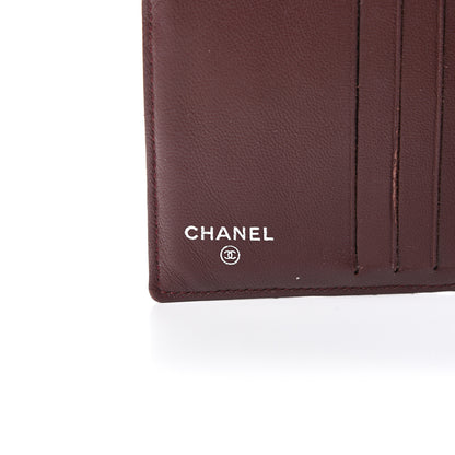 Chanel Lambskin Quilted Compact French Flap Wallet Black 6 of 12
