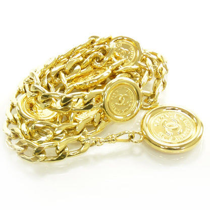 Chanel CC Coin Chain Belt Gold 3 of 8