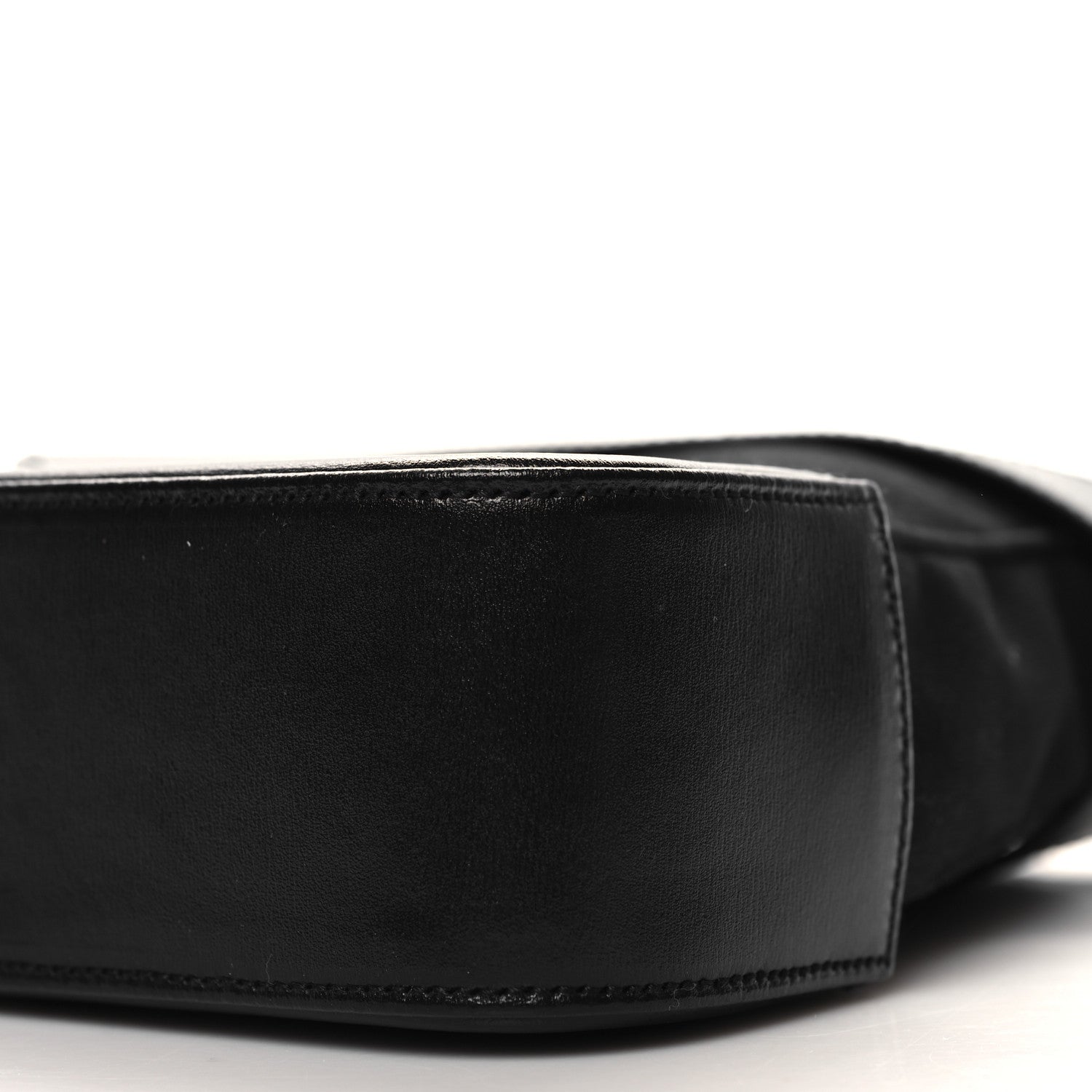 Salvatore Ferragamo Calfskin Cut Out Top Handle Black 9 of 11