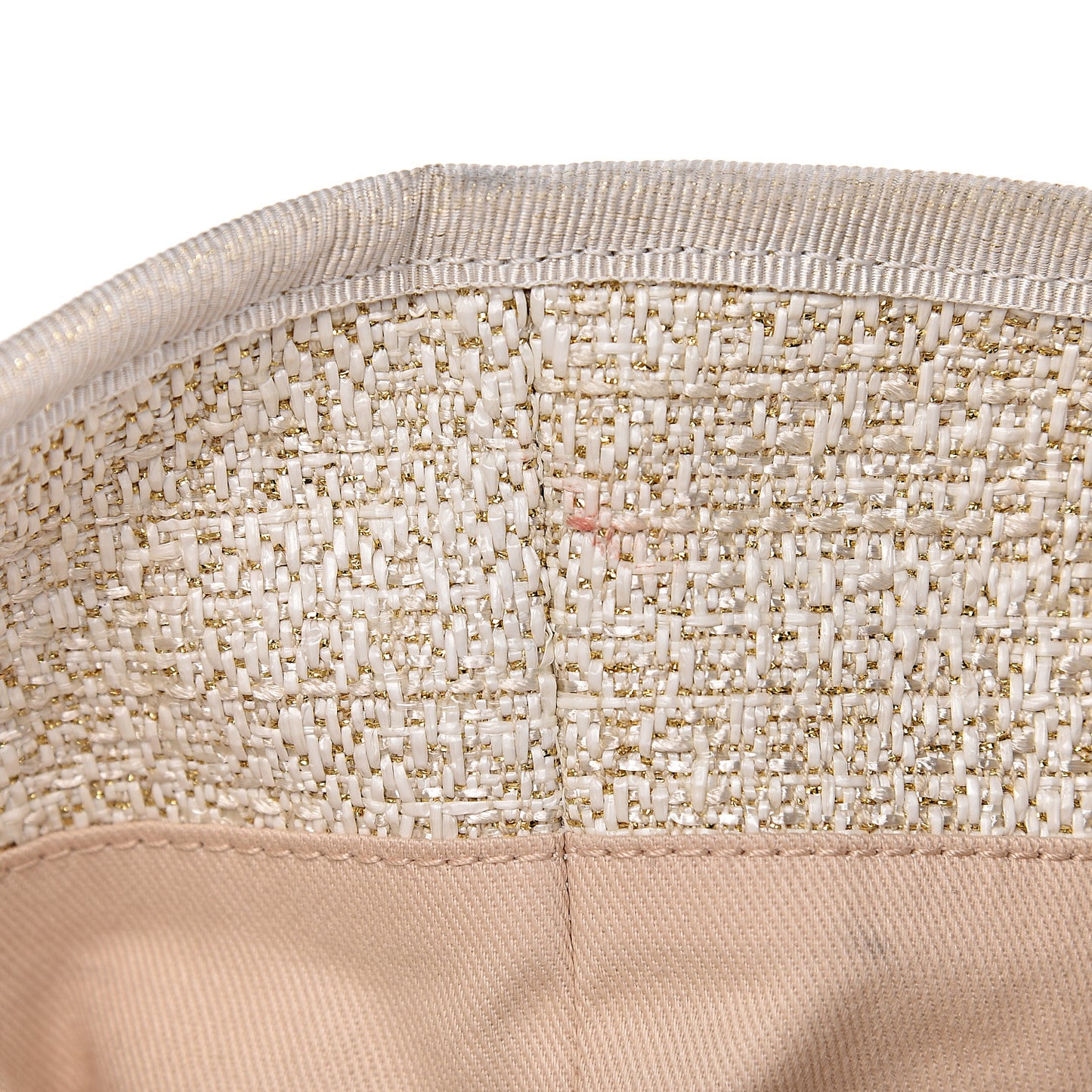 Canvas Large Deauville Tote Ivory