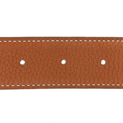 Hermes Box Togo 32mm H Belt 80 Black Gold 4 of 6