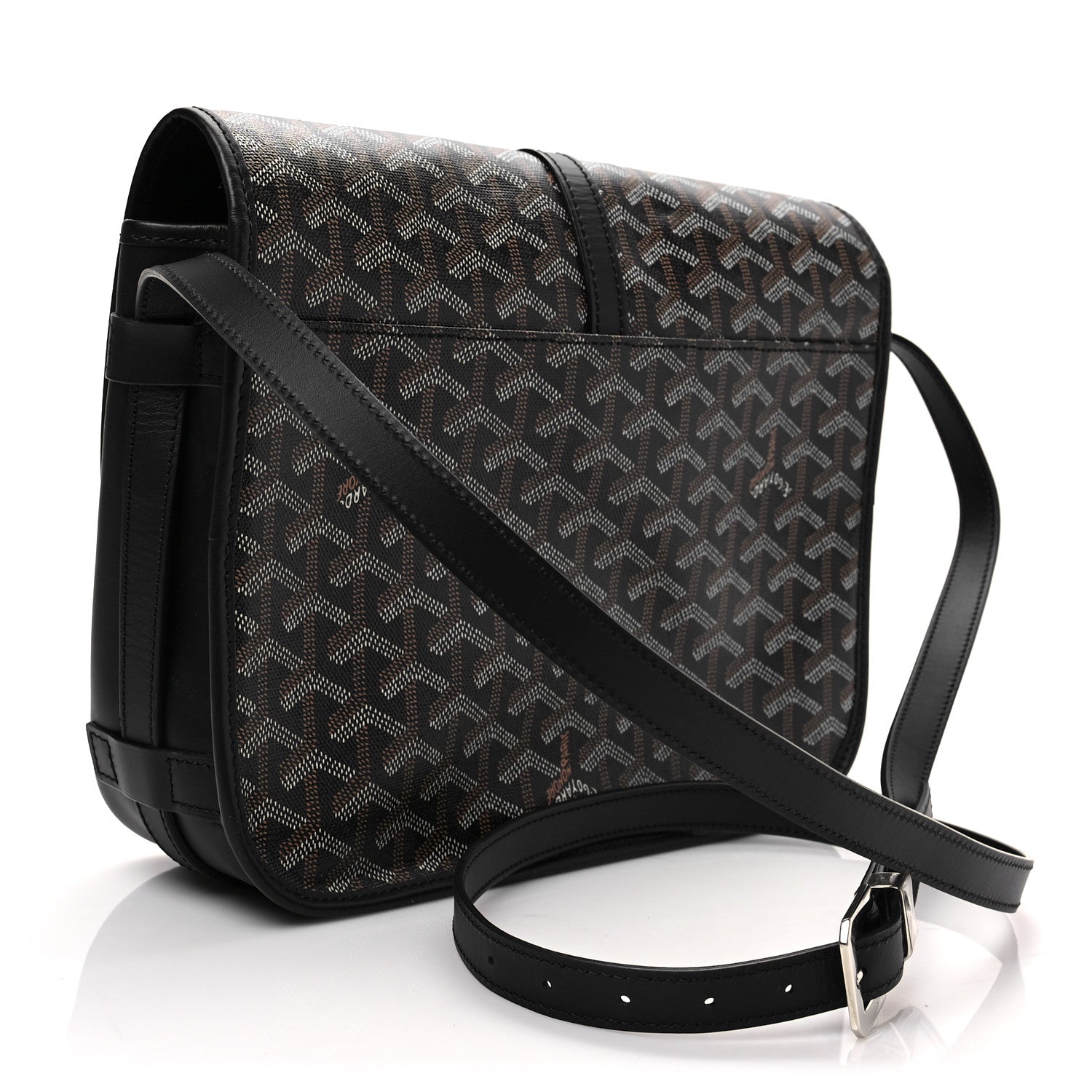 Goyard Goyardine Belvedere II MM Messenger Bag Black 3 of 8