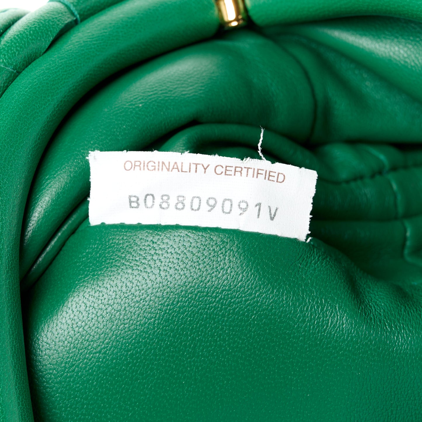 Nappa Intrecciato The Mini Pouch Racing Green