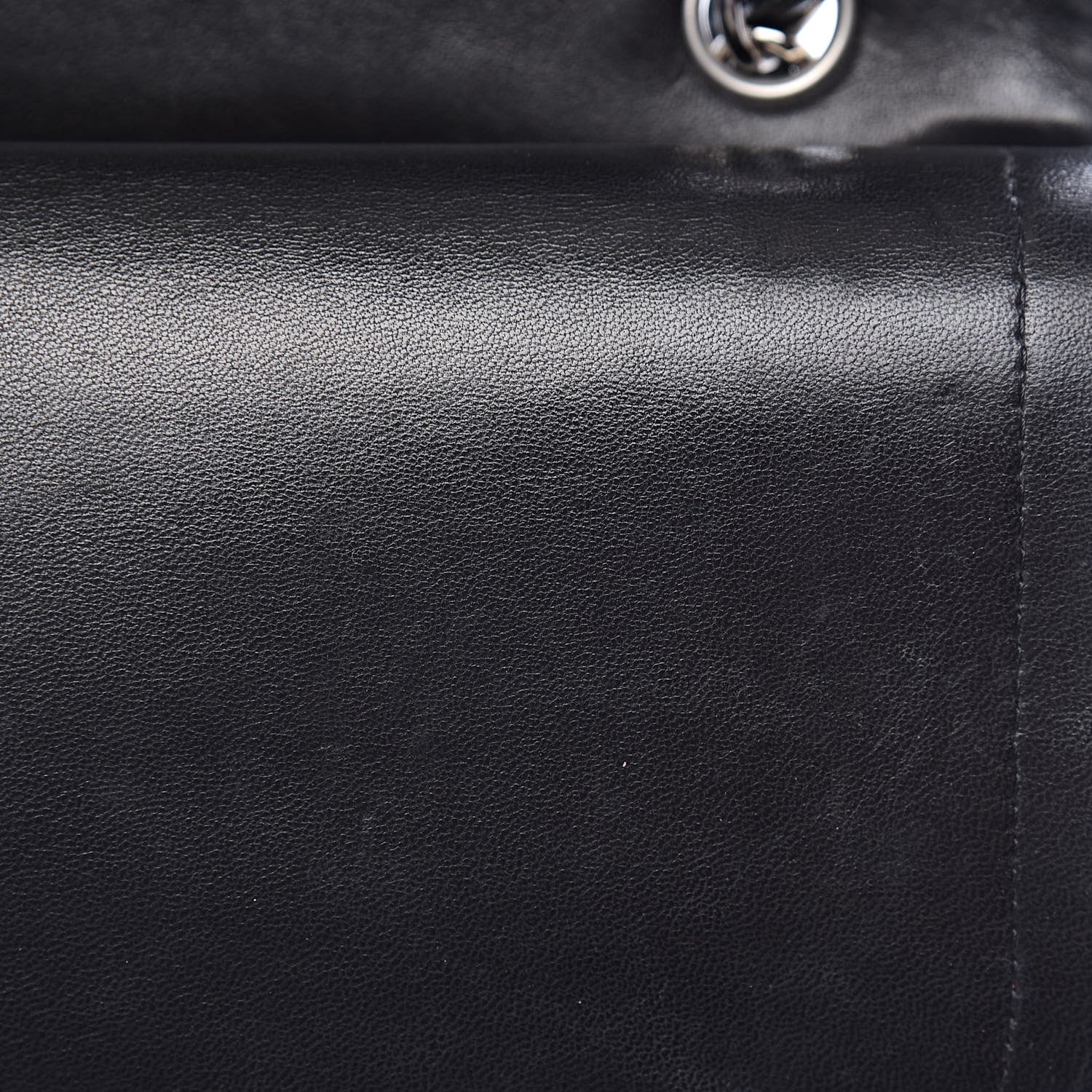 Chanel Lambskin Quilted Maxi Double Flap Black 12 of 14