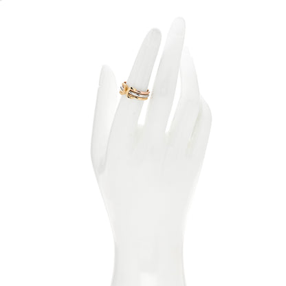 Cartier 18K Pink Yellow White Gold 8mm C De Cartier Ring 50 5.25 2 of 4