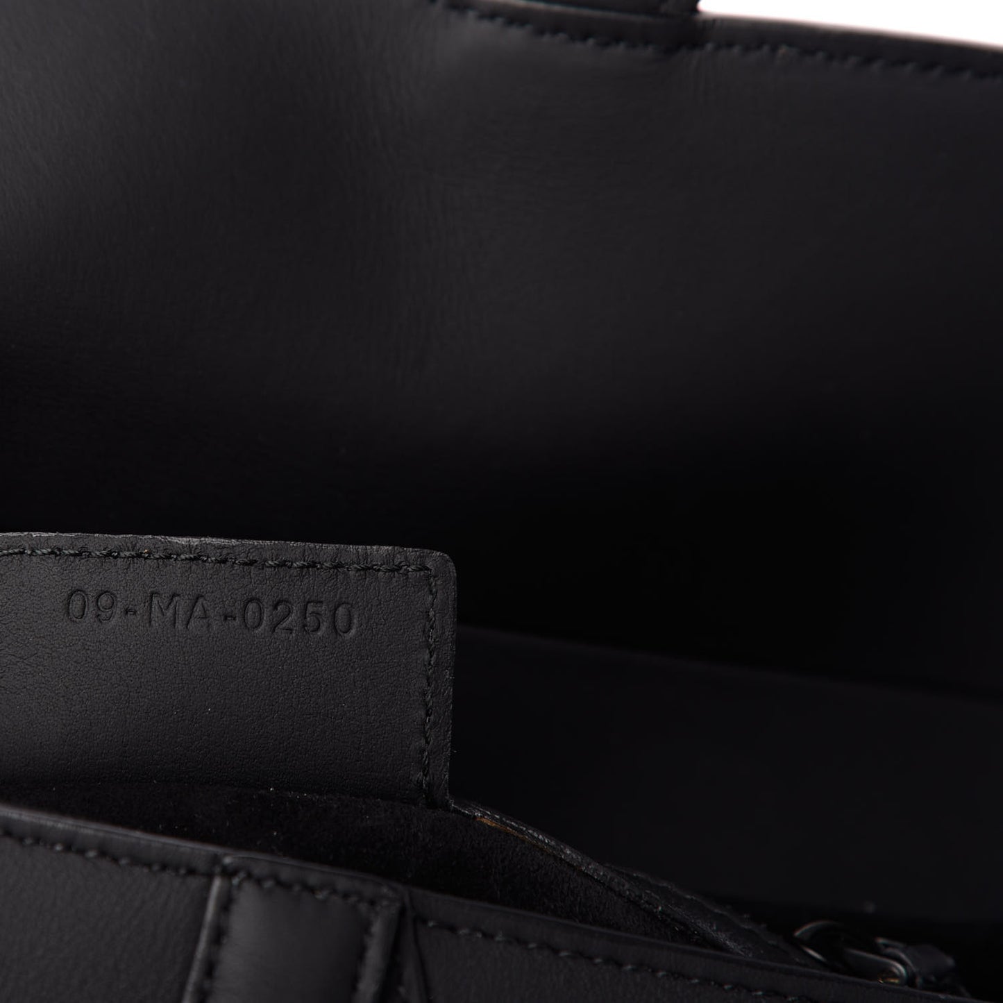 Ultra Matte Calfskin Saddle Bag Black