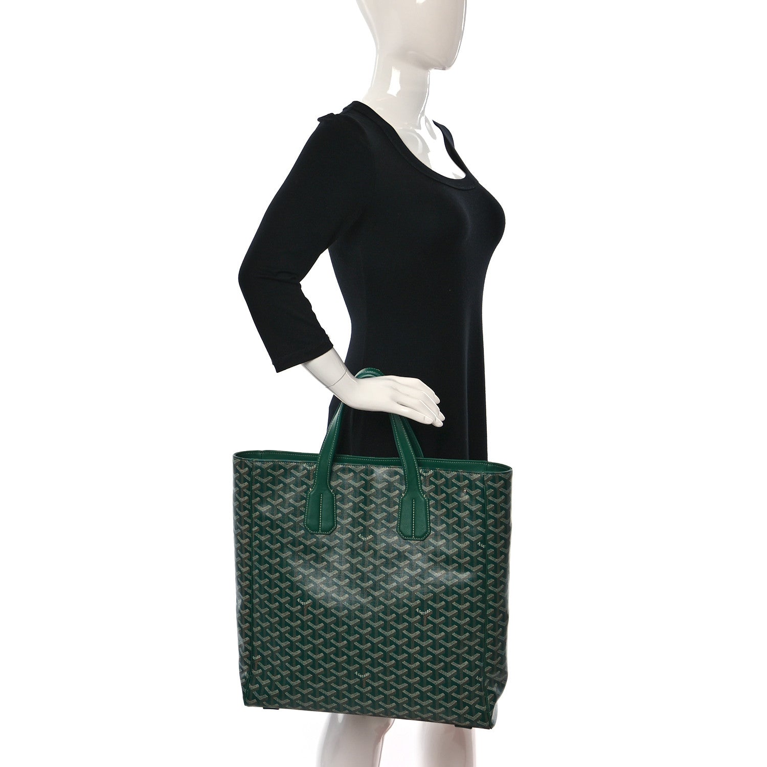 Goyard Goyardine Voltaire III Tote Green 2 of 16