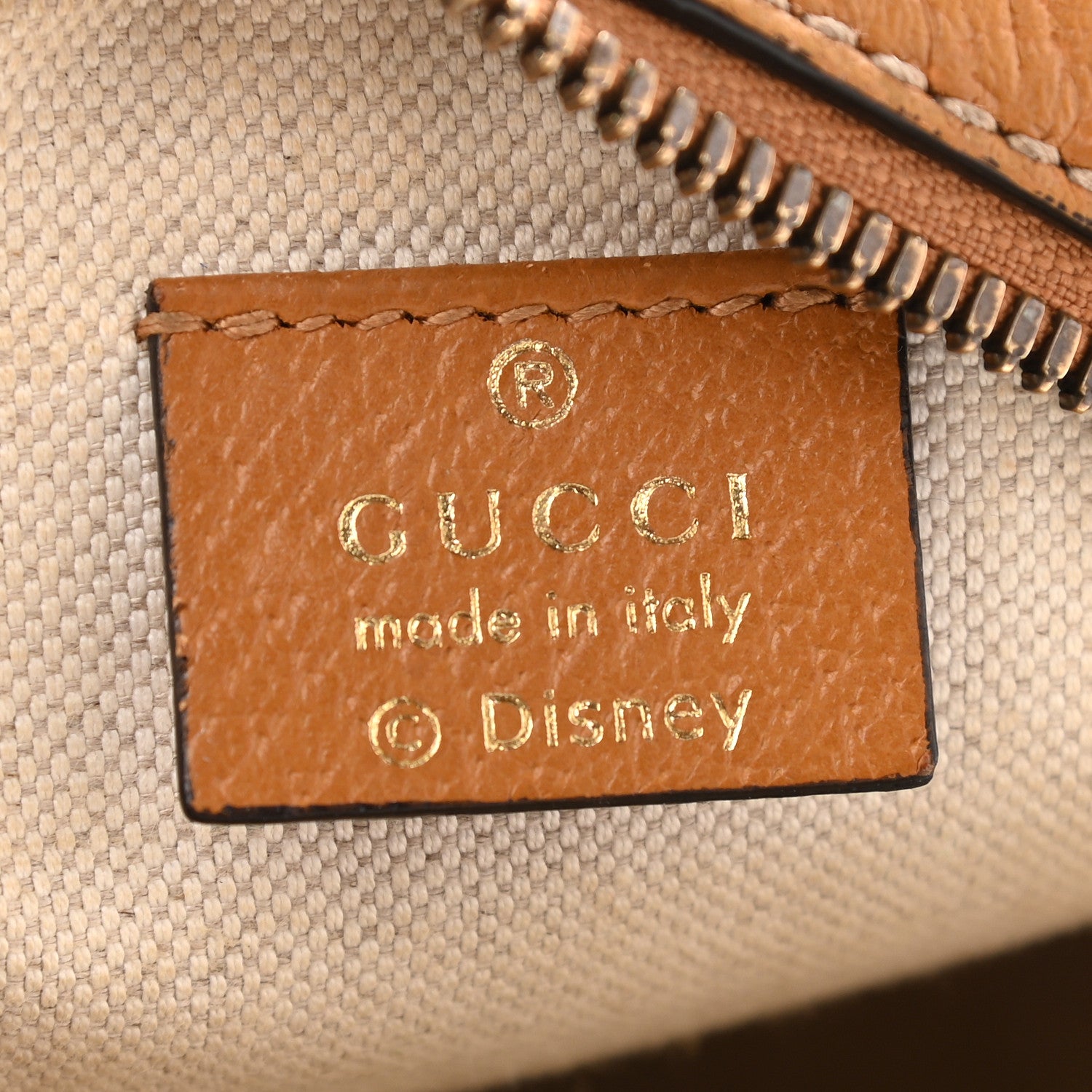 Gucci X DISNEY Mini Vintage GG Supreme Monogram Mickey Mouse Round Shoulder Bag Beige Vintage Sun Oil 7 of 12