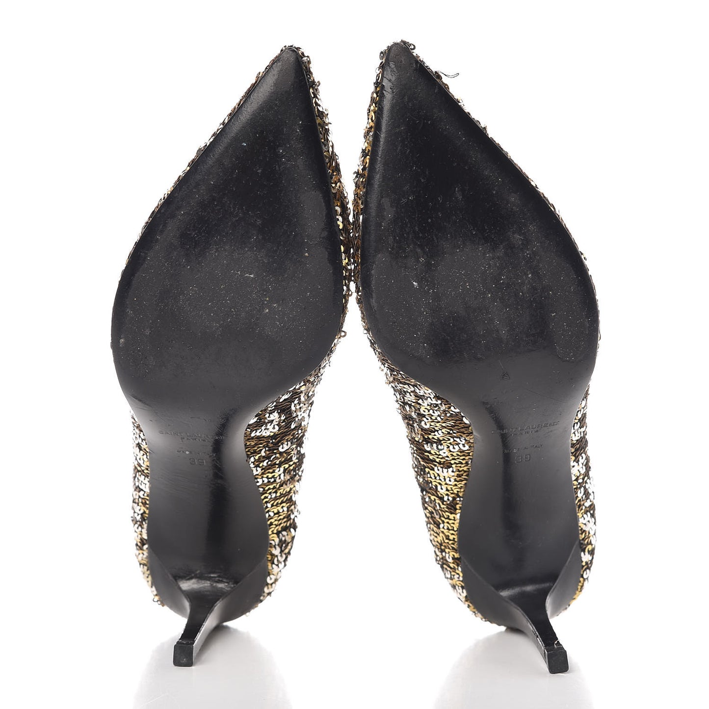 Sequin Paris 80 Pumps 39 Gold Silver