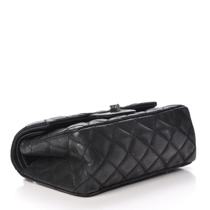 Chanel Iridescent Calfskin Quilted 2.55 Reissue 224 Flap Black 4 of 18