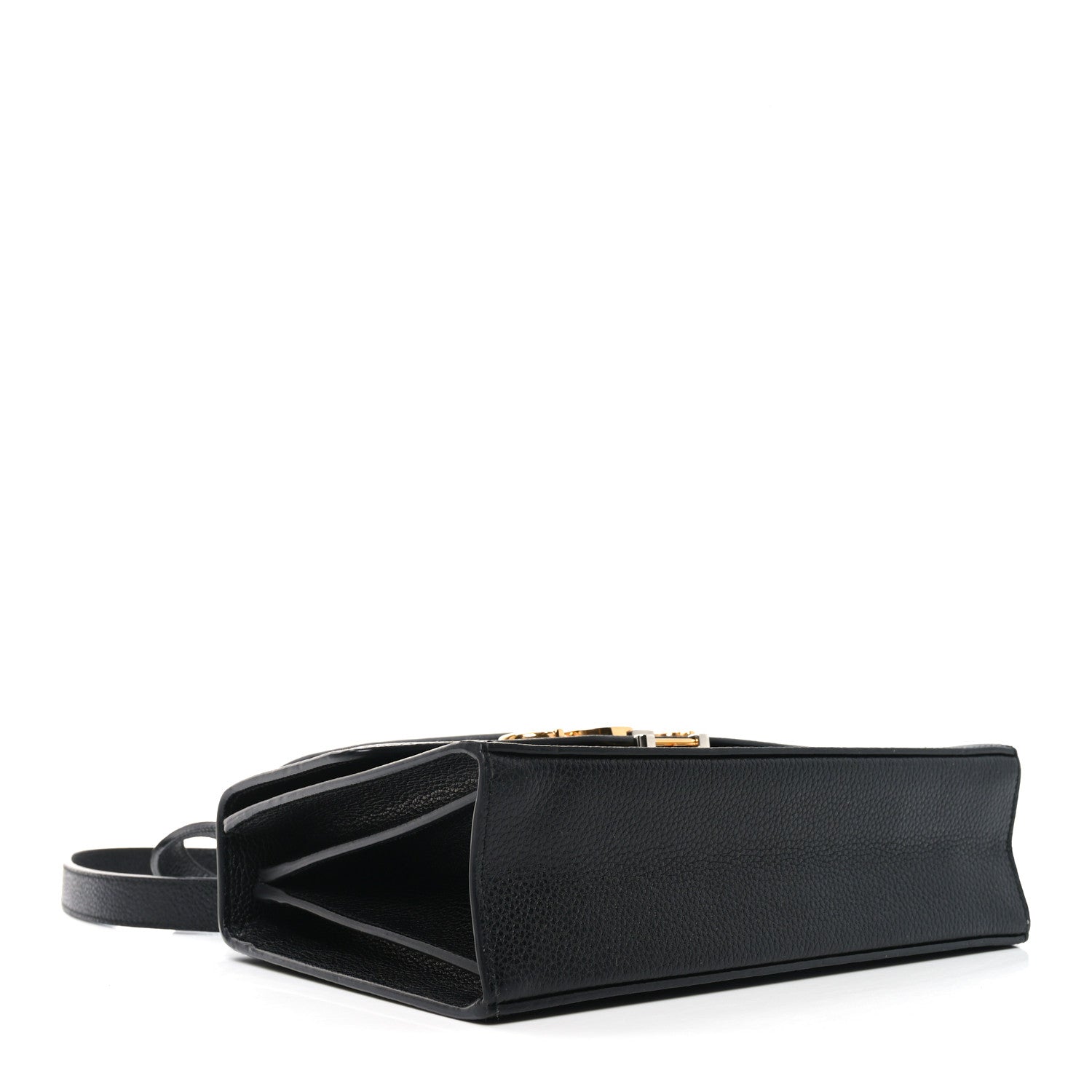 Gucci Grainy Calfskin Small Zumi Shoulder Bag Black 4 of 10