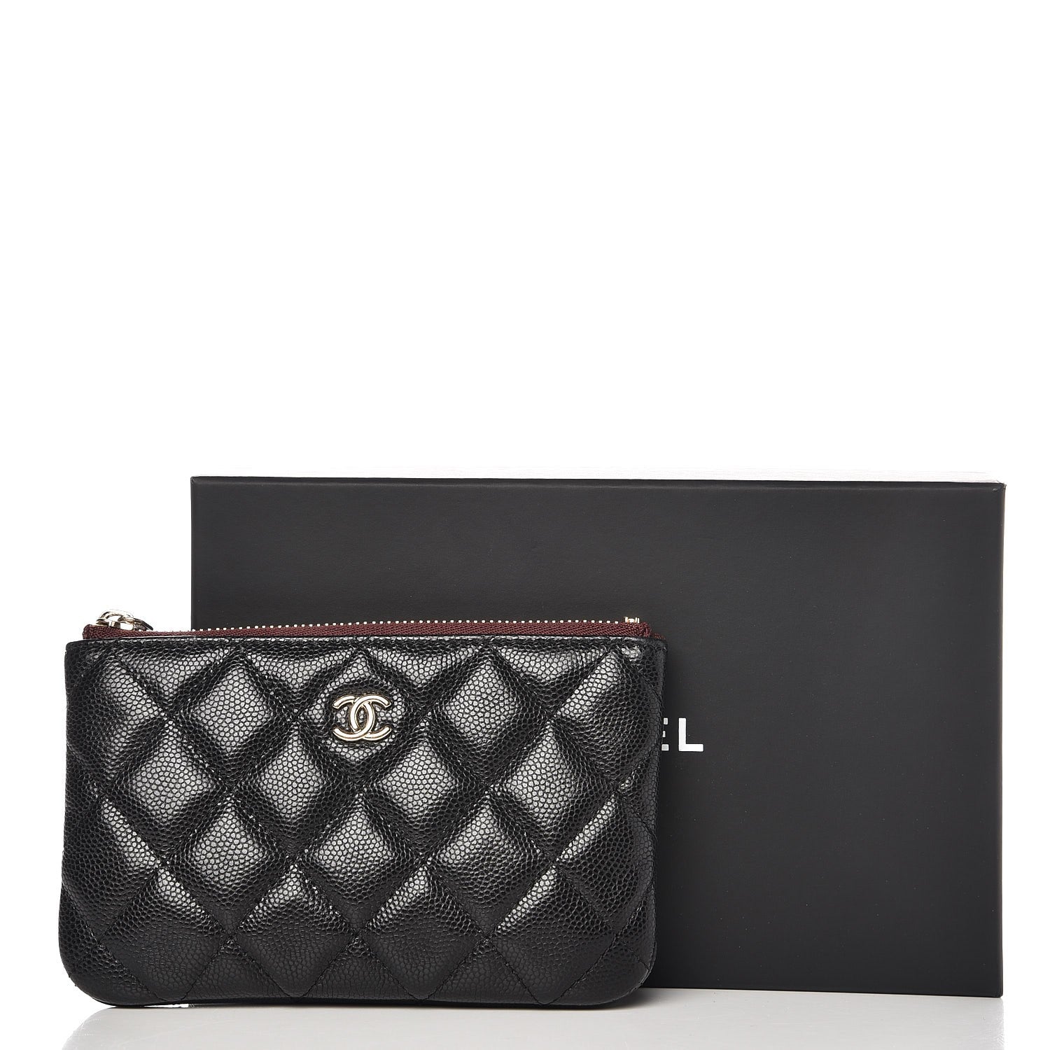 Chanel Caviar Quilted Small Cosmetic Case Black 8 of 8